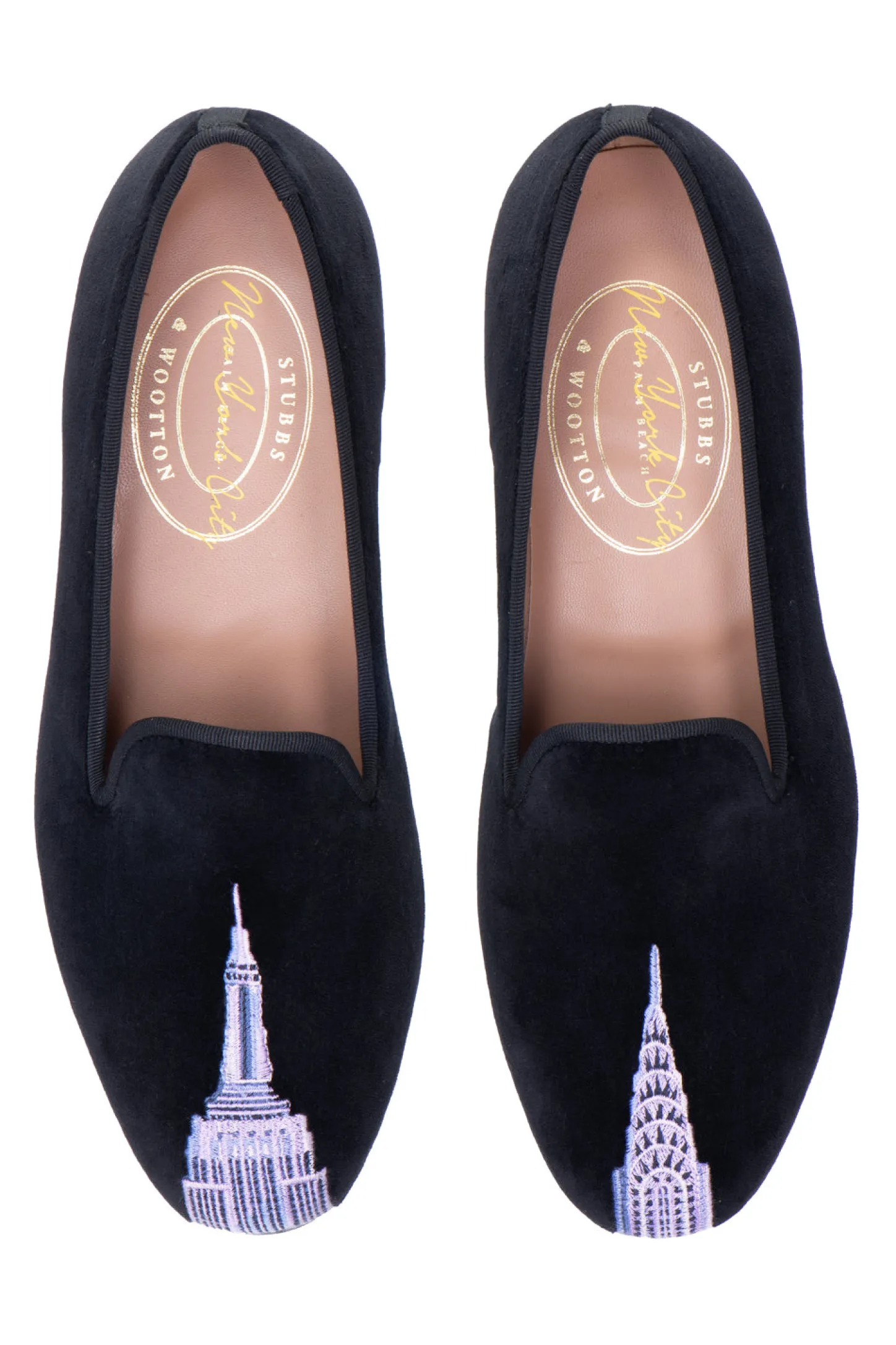 Women Stubbs & Wootton Slipper<Skyscraper Velvet Slipper (Women)