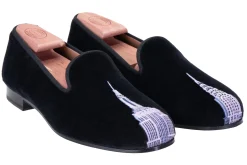 Women Stubbs & Wootton Slipper<Skyscraper Velvet Slipper (Women)