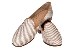 Women Stubbs & Wootton Slipper<Straw Raffia Slipper (Women)