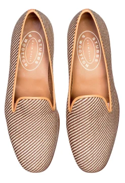 Women Stubbs & Wootton Slipper<Straw Raffia Slipper (Women)