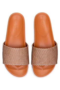 Women Stubbs & Wootton Slide<Straw Slip (Women)