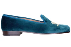 Women Stubbs & Wootton Slipper<Swans Teal (Women)