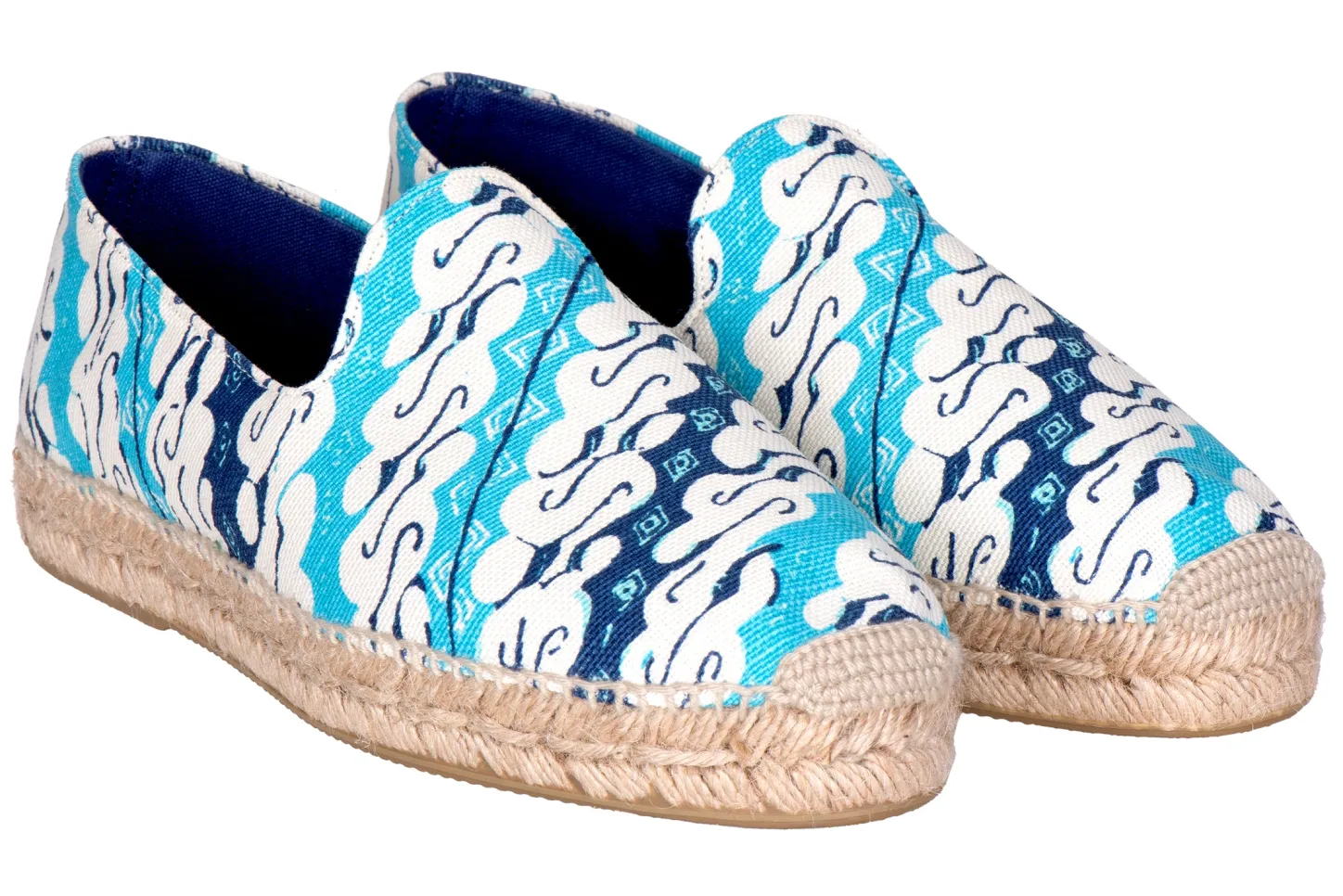 Women Stubbs & Wootton Espadrille<Tile Cerulean Gatsby (Women)