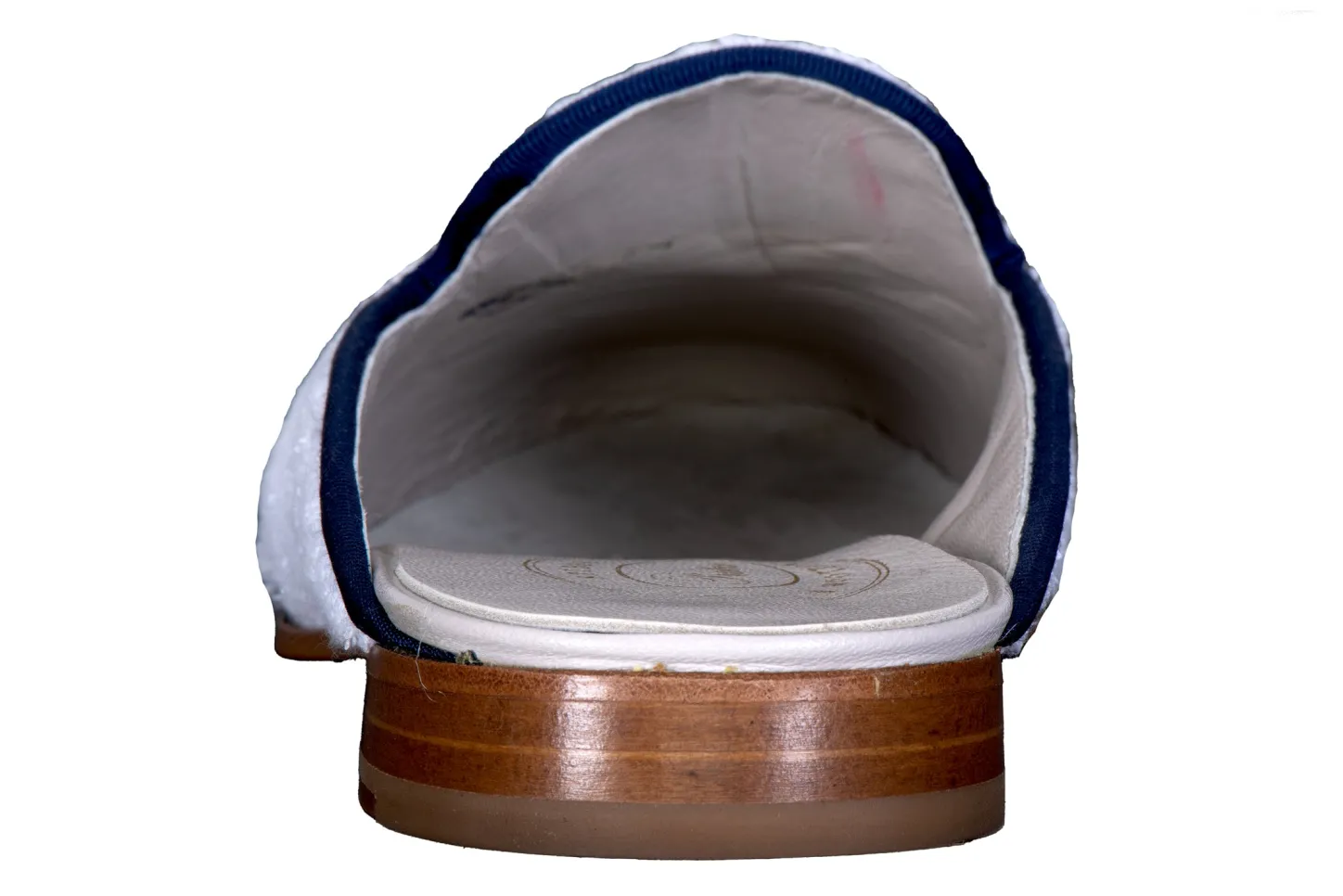 Stubbs & Wootton Mule<Treccia Navy Cloth Mule (Men)