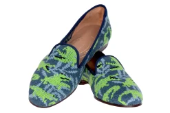 Stubbs & Wootton Slipper<Wetlands Needlepoint Slipper (Men)