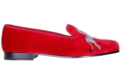 Women Stubbs & Wootton Slipper<Zebras Velvet Slipper (Women)